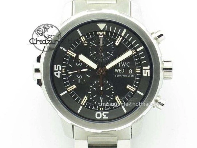 MIROTIME 0113 Youthful 2016 Pilot Chrono SS IW377719 ZF Best Edition On Brown Leather Strap A 7291